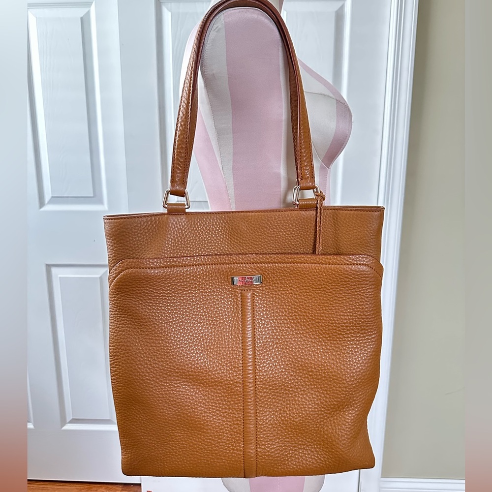 Cole Haan Marcy Tech Leather Double Handle Tote